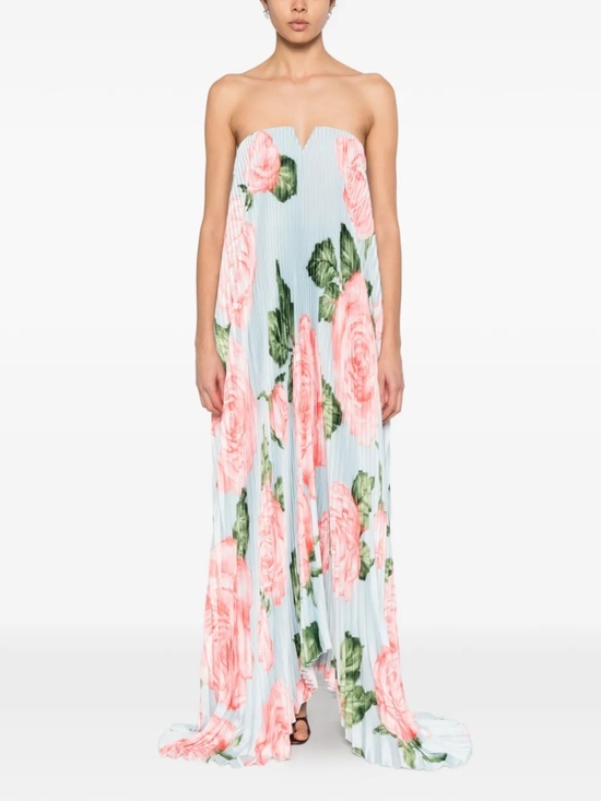 L’Idee Dresses & Skirts - L'IDÉE floral pleated maxi dress
